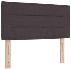 Box Spring Ágy Matraccal Sötétbarna 120x190 cm Szövet
