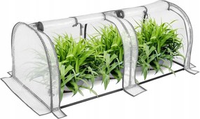 Kerti Üvegház Műanyag Üvegház Paradicsom Vízálló 130CM Hosszú