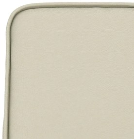 vidaXL krémszínű műbőr pihenőszék 54 x 75 x 76 cm