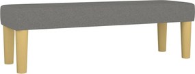 vidaXL sötétszürke szövet pad 100 x 30 x 30 cm