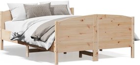 vidaXL tömör fenyőfa ágy matrac nélkül 140 x 200 cm