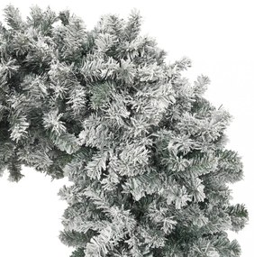 karácsonyfaboltív pelyhes hóval 270 cm