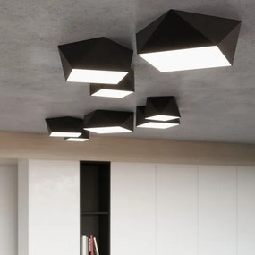 Mennyezeti lámpa HEXA 2xE27/60W/230V fekete