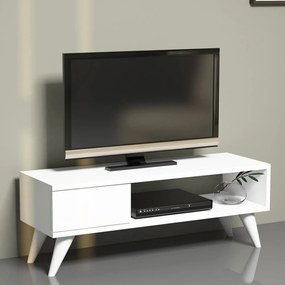 [en.casa] TV-állvány Aarup 33x90x30 cm fehér