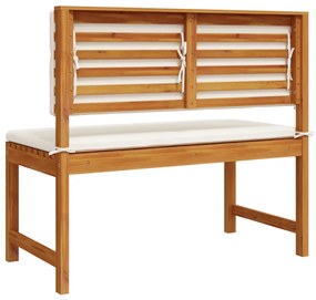 Kerti pad párnákkal 100x50x91 cm Tömör akácfából