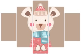 Kép - Egér sállal (150x105 cm)