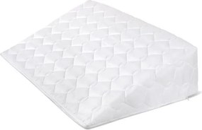 Bellatex Fehér, varrott, ék alakú fejtámla, 80 x 50 x 20 cm