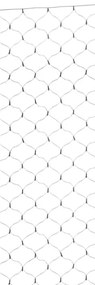 kék kültéri hálós karácsonyi világítás 204 LED 3 x 2 m