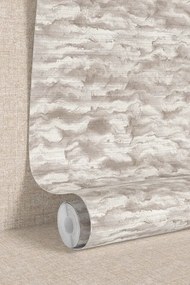 Esselle Home Elemental Molina bézs-törtfehér felhős vlies tapéta – 100606EH