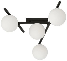 Mennyezeti lámpa SMART 4xE14/10W/230V fekete/fehér