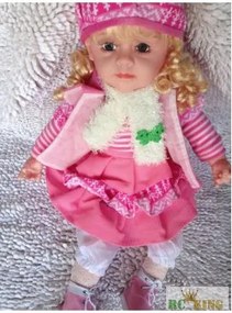 52 Cm Óriás Candy Doll Magyar Dalt Éneklő Kislány Baba Edukációs Játék