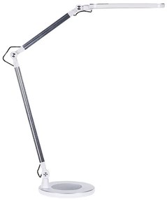 Ezüst fém LED asztali lámpa 80 cm GRUS Beliani
