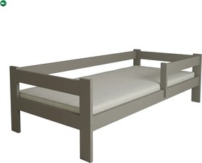 Ala fenyő gyerekágy szürke 80x160 + ajándék ágyrács