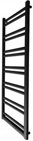 Regnis Retro, fűtőelem 440x1280mm központi csatlakozással 50mm, 503W, matt fekete, RETRO128/40/D5/FEKETE