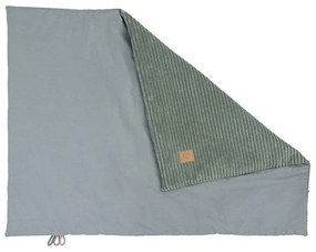 Zöld kordbársony gyerek takaró 100x77 cm – Meowbaby