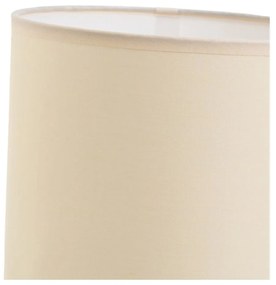 Téglavörös-krémszínű asztali lámpa textil búrával (magasság 39 cm) – Casa Selección