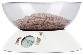 Digitális konyhai mérleg tállal 5 kg matt krém Sahara Collection