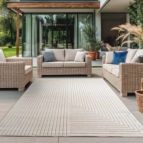 Krémszínű kültéri-beltéri szőnyeg 280x370 cm Nova 1202 – Ayyildiz Carpets