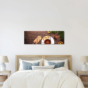 Kép - bögre és dekoráció (órával) (90x30 cm)
