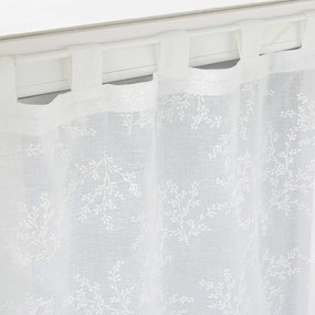 Fehér átlátszó függöny szett 2 db-os 60x120 cm Karla – douceur d'intérieur