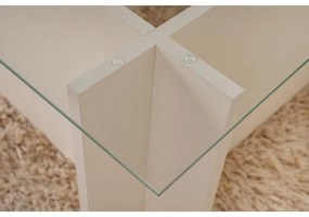 Dohányzóasztal Vetrino - Wooden Fehér