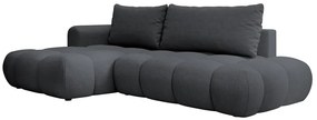 Sarokkanapé Ombre (B) (fekete + fekete). 1099479