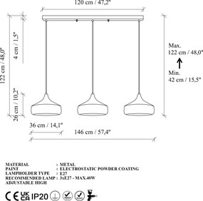 Függőlámpa, yildo - l-253 - 1