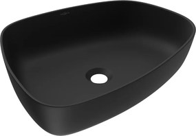 Mexen Ono 51 x 39 cm-es, fekete, konglomerátum pultra helyezhető mosdó - 23045171