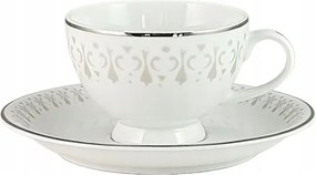 Iryda Platin kávés/teás csésze csészealjjal 0,2 l-Bogucice