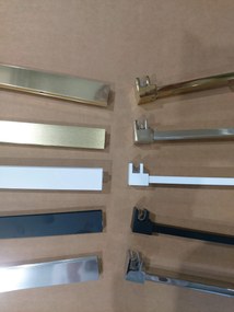 Erga Paris, profilsín zuhanyparavánokhoz 8mm üvegvastagsággal, hossz 200cm, króm, ERG-V02-PARIS-PROFILE-CR