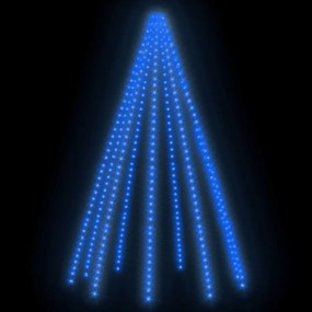 karácsonyfa-fényháló 400 kék LED-del 400 cm