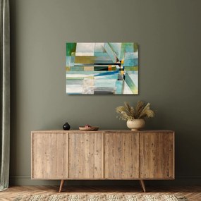 Kép - Absztrakció (üvegen) (70x50 cm)