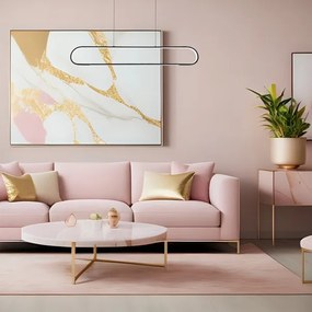 LED Csillár zsinóron FRAME LED/42W/230V fekete