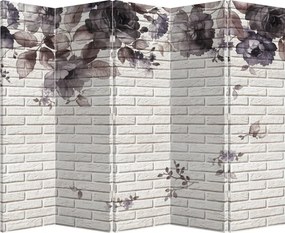 Paraván - Fal és a csokor (210x170 cm)