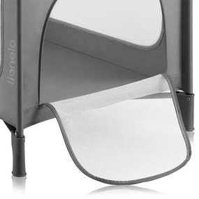 Lionelo - JASMIN EASY FOLD utazóágy Grey Stone