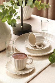 2 részes porcelán kávéscsésze szett alátéttel