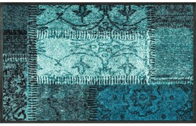 Türkiz vintage szennyfogó szőnyeg - 40*60 cm (Választható méretek: 50*75 cm)