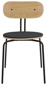 Fekete-antracitszürke étkezőszék Curious – UMAGE