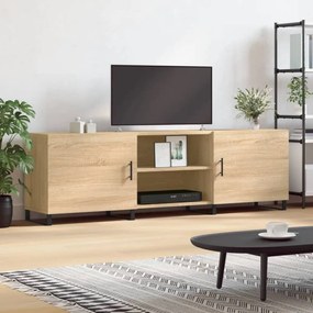 Sonoma tölgyszínű műfa TV-szekrény 150x30x50 cm
