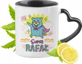 Fekete Bögre Szív Alakú Füllel Raffael Ajándék