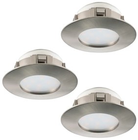 Eglo 95816 - SET 3x LED Beépíthető lámpa PINEDA 1xLED/6W/230V