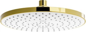 Mexen zuhanyfej D-05, kerek 22 cm, arany / fehér, 79705-50