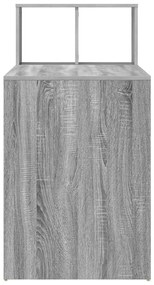 Íróasztal Szürke Sonoma MDF, laminált Közepes Szürke íróasztal