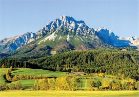 Flizelin fotótapéta Őszi hegyek erdő természet táj színek 200x140 +ragasztó