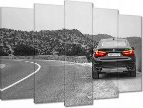 Vászonkép 70x50 Bmw fekete X6