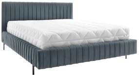 PLIO kárpitozott ágy, 160x200, velvetmat 100