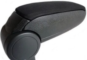 Könyöktámasz AUDI A4 (B6,B7) - műanyag adapter, fekete, öko-bőr