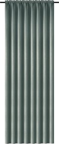 OXFORD szürkészöld függöny 140x270 cm Felfüggesztés: Hullámos sínszalag
