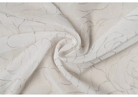 Fehér-szürke fényáteresztő függöny 140x245 cm Amanda – Mendola Fabrics