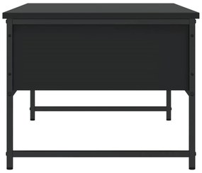fekete szerelt fa dohányzóasztal 101x49x39,5 cm